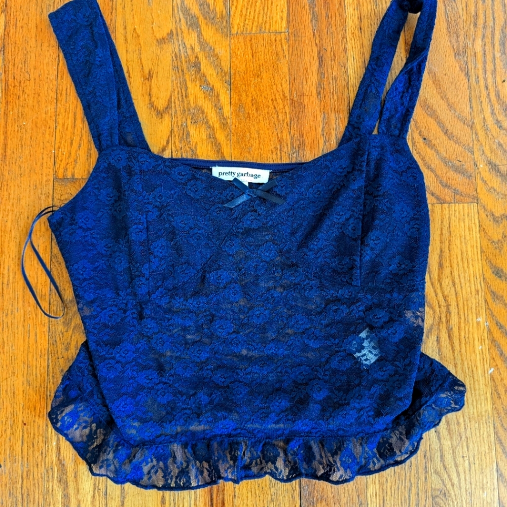 Pretty Garbage Lace Top Lingerie